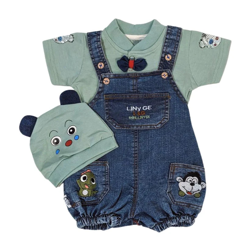 IT-845 Denim Romper – Baby Summer Outfit Grand Bazaar