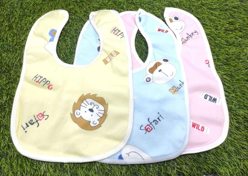 Imported High-Quality 3-Piece Bib Set - Stylish &amp;amp; Practical for Babies Grand Bazaar