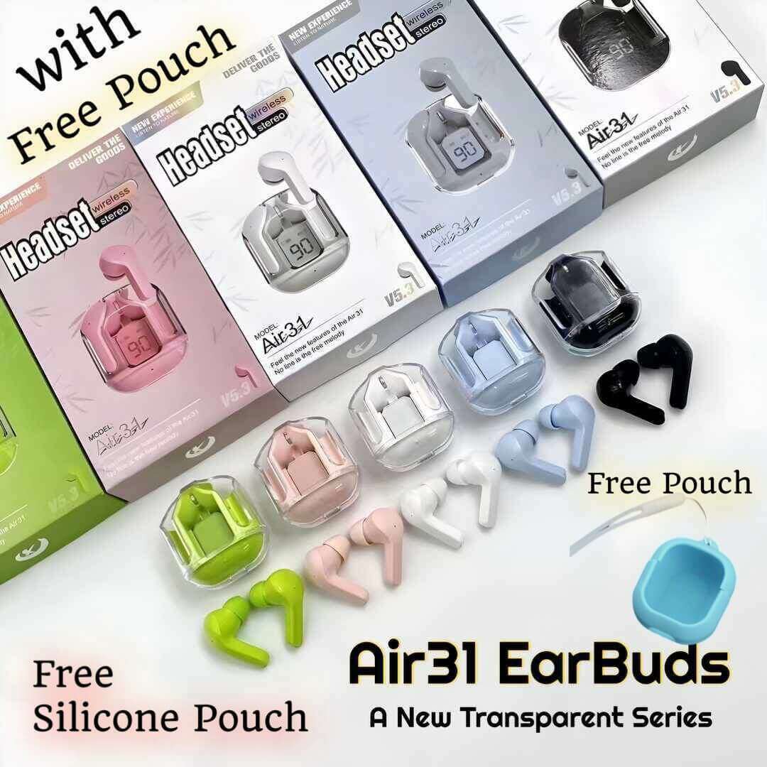 Air 31 Wireless Bluetooth Earbuds – Crystal Clear Sound Grand Bazaar