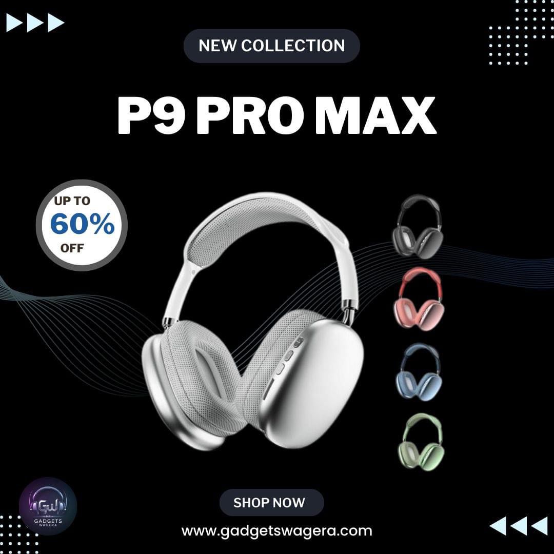 P9 Pro Max Wireless Bluetooth Headphones Grand Bazaar