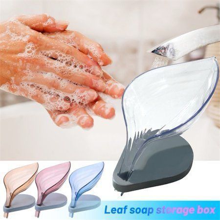 Suction Crystal Leaf Soap Tray – Mix/Random Color Grand Bazaar