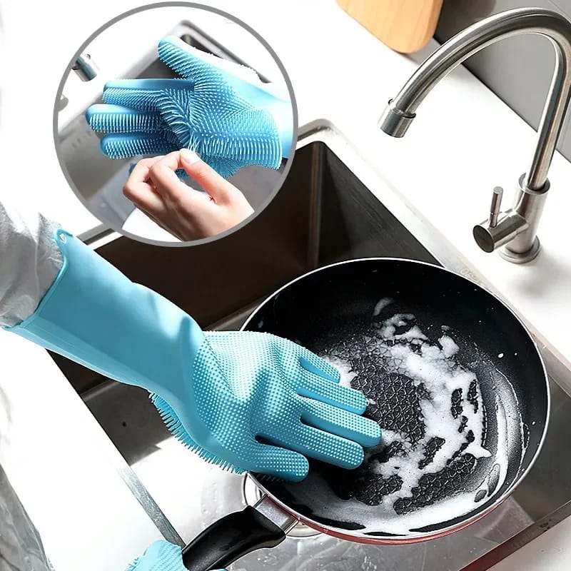 Magic Silicone Washing Gloves Grand Bazaar