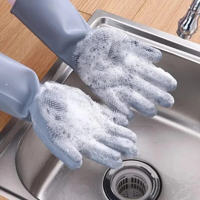 Magic Silicone Washing Gloves Grand Bazaar