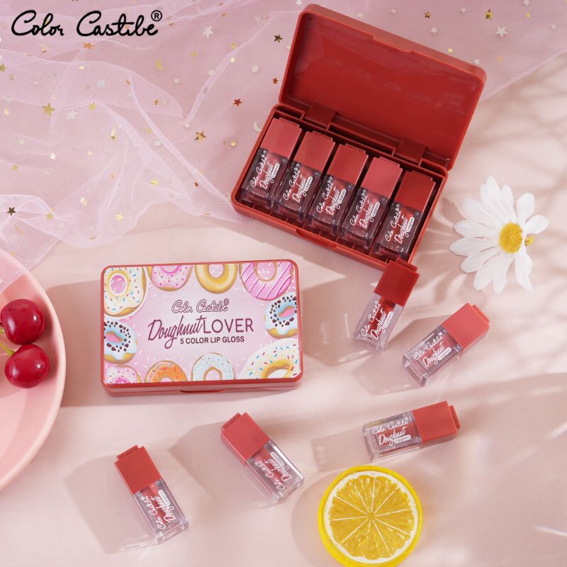 Color Castle Lip Gloss Pack – 5 Vibrant Shades with Long-Lasting Shine Grand Bazaar