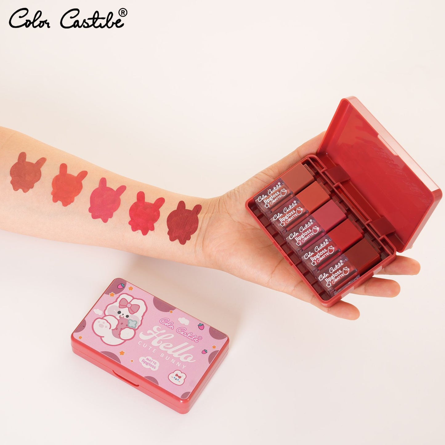 Color Castle Lip Gloss Pack – 5 Vibrant Shades with Long-Lasting Shine Grand Bazaar