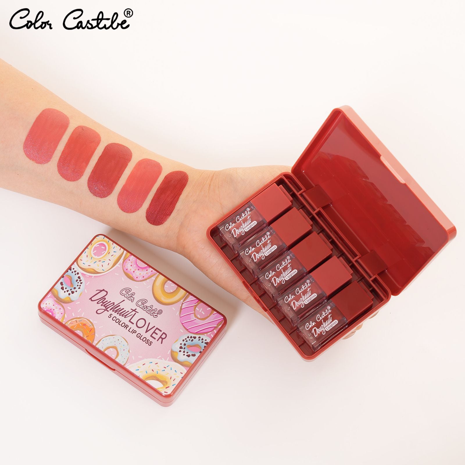 Color Castle Lip Gloss Pack – 5 Vibrant Shades with Long-Lasting Shine Grand Bazaar