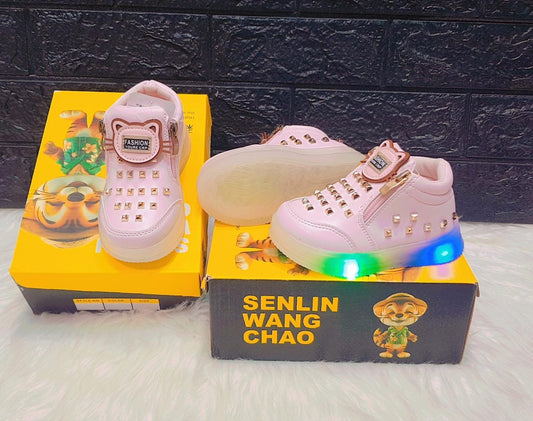 Kids&#x27; Fancy LED Light-Up Shoes for Girls Grand Bazaar