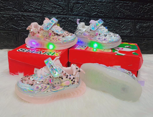 Girls&#x27; Fancy LED Light-Up Shoes | Soft &amp; Comfortable Grand Bazaar