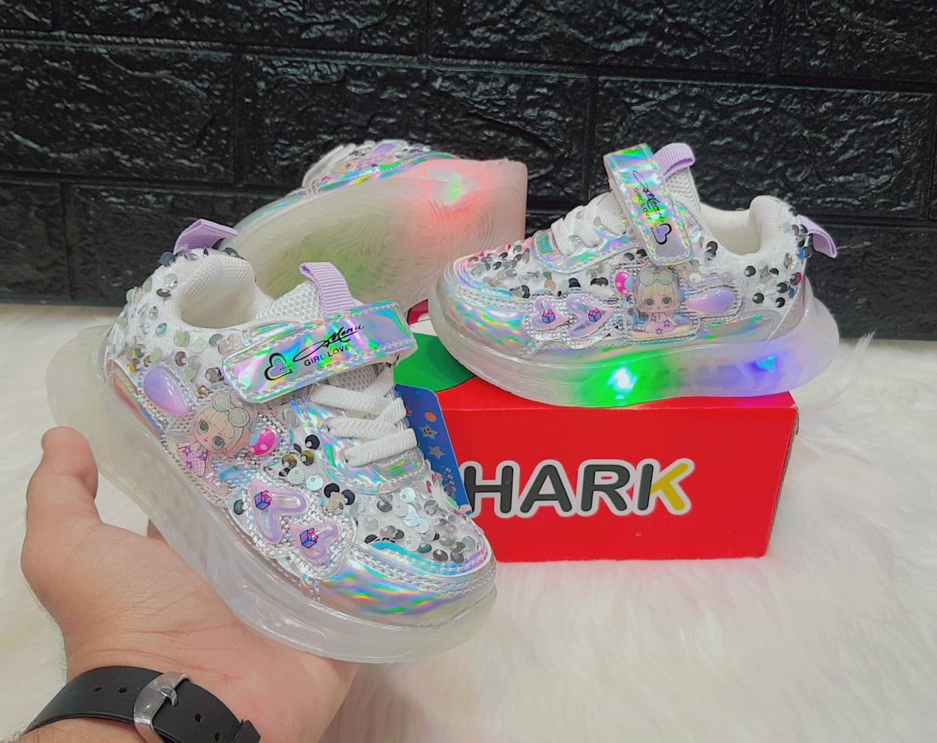 Girls&#x27; Fancy LED Light-Up Shoes | Soft &amp; Comfortable Grand Bazaar