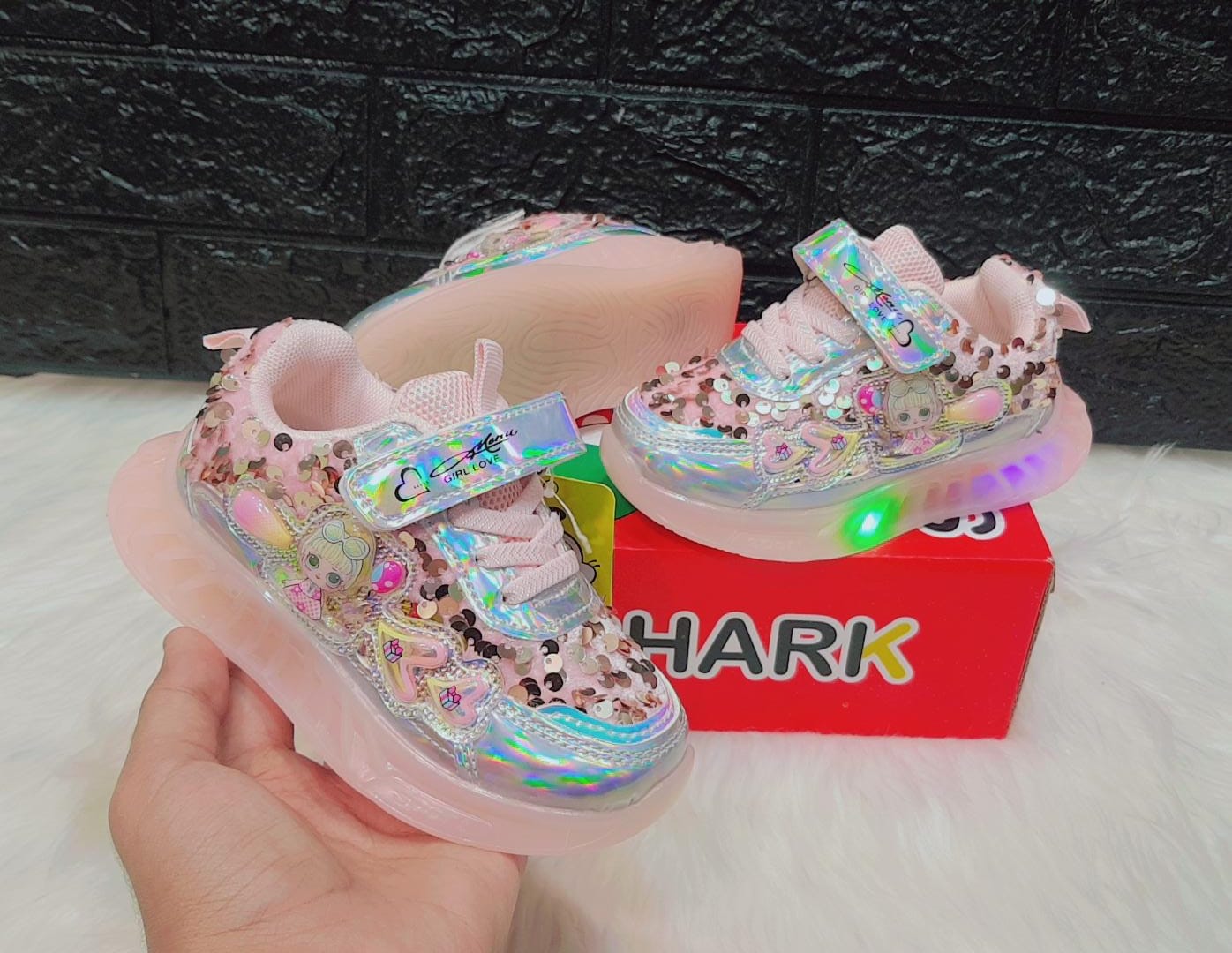 Girls&#x27; Fancy LED Light-Up Shoes | Soft &amp; Comfortable Grand Bazaar