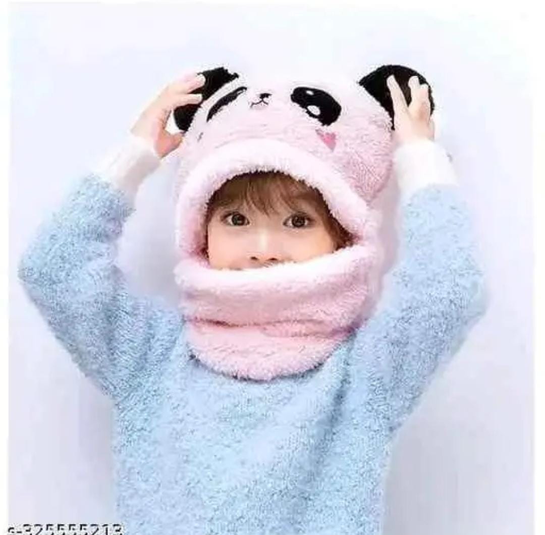 Kids Cute Panda Winter Cap Hat