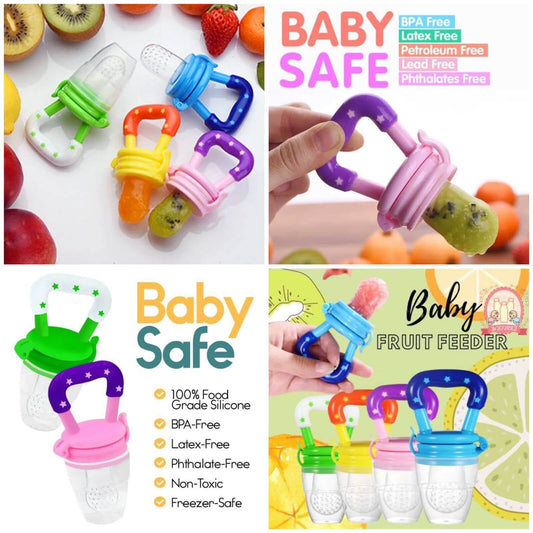 Kids BPA-Free Fruit Pacifier – Safe &amp; Fun Feeder for Babies (Mix/Random Colors) Grand Bazaar