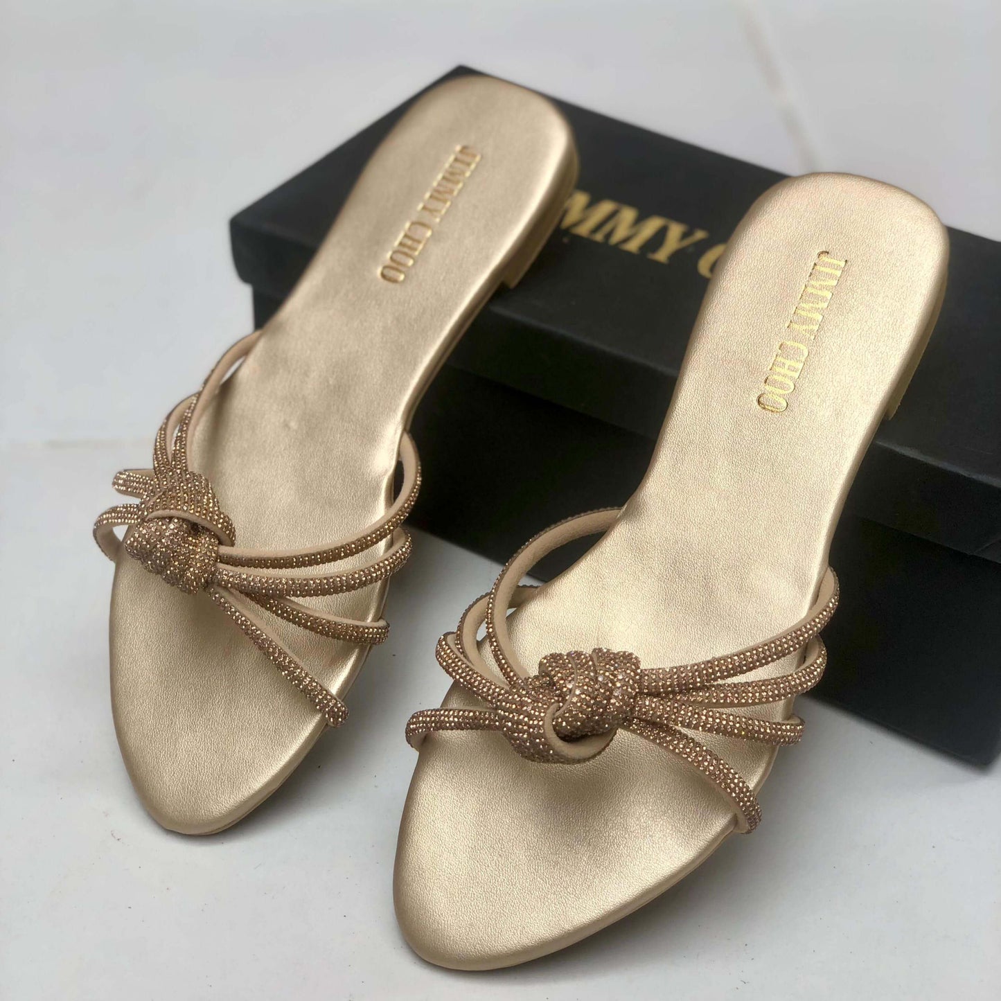 Jimmy Choo Mash Slippers – Premium Comfort &amp; Style with Brand Box Grand Bazaar